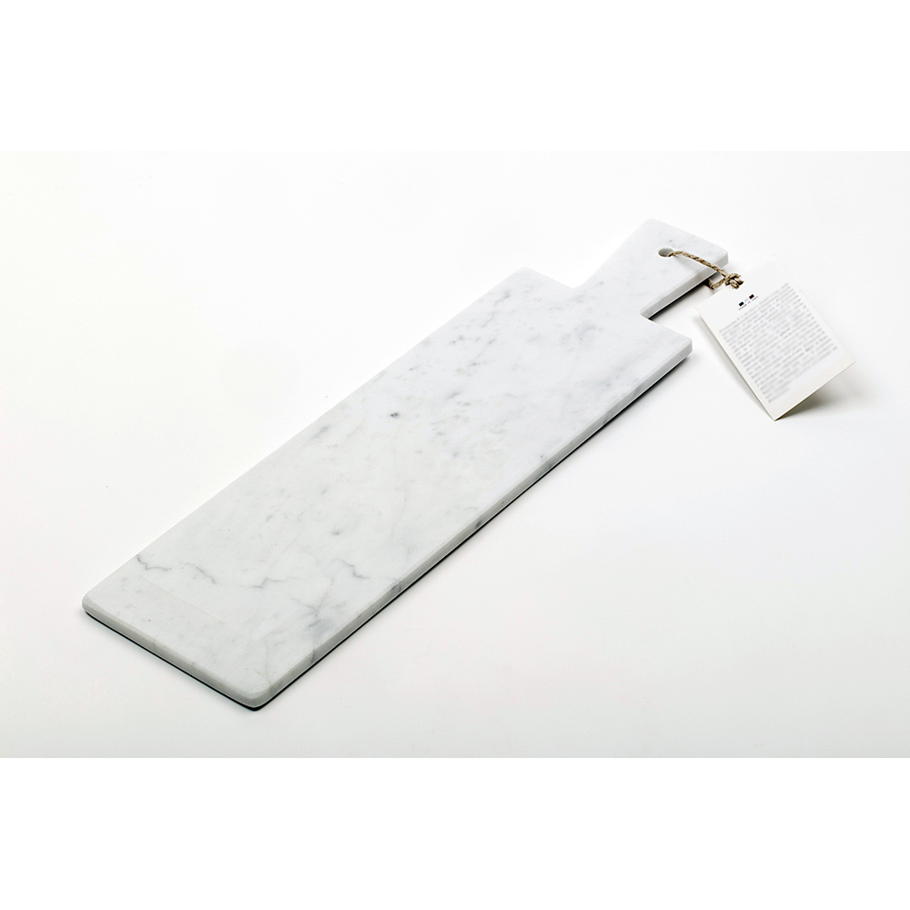 Maniobra Destrucción El cielo Tabla de cortar de mármol blanco de Carrara Made in Italy Design