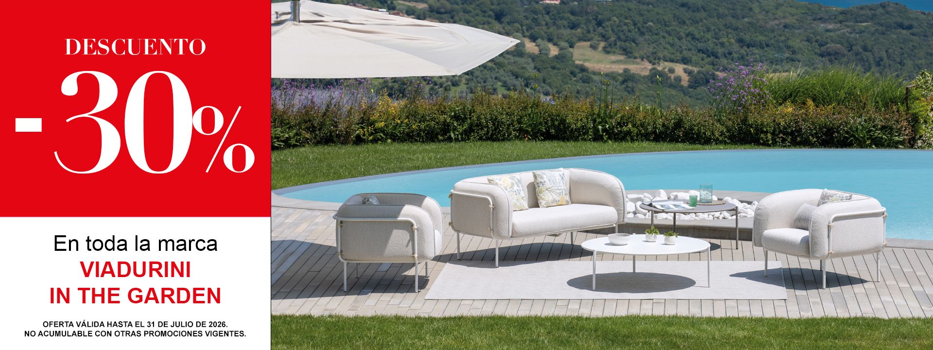 30 % JARDÍN VIADURINI