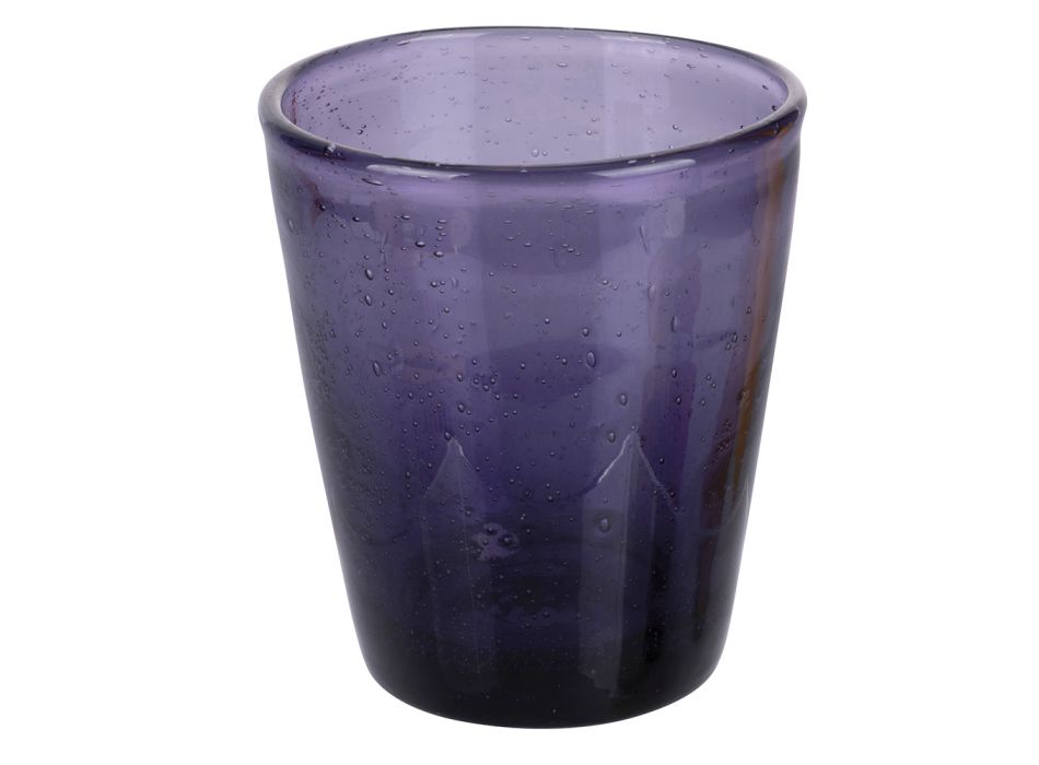12 Vasos 330 ml en Vaso de Diferentes Colores - Broche Viadurini