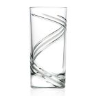 12 vasos de cóctel de vaso alto de cristal ecológico italiano - Cyclone Viadurini