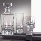 12 vasos de whisky Basso de vaso doble antiguo de cristal - Fiucco Viadurini