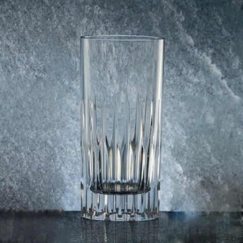 12 Vasos altos largos para beber en cristal ecológico - Voglia