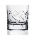 12 Vasos para Whisky o Agua en Eco Crystal con Preciosas Decoraciones - Arritmia