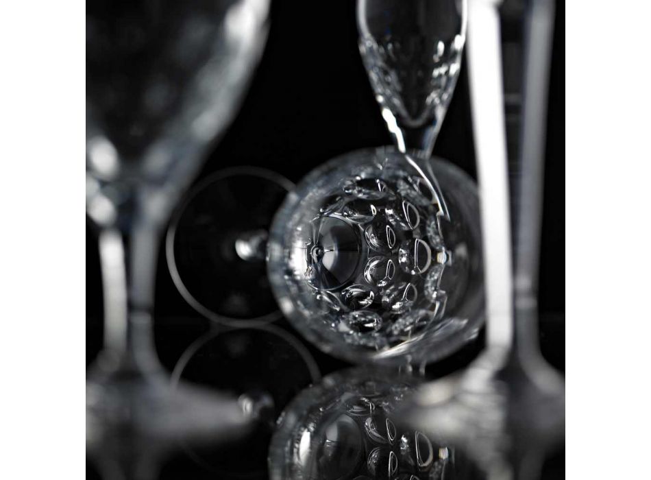 12 vasos de cerveza en diseño de lujo decorado con cristal ecológico - Titanioball