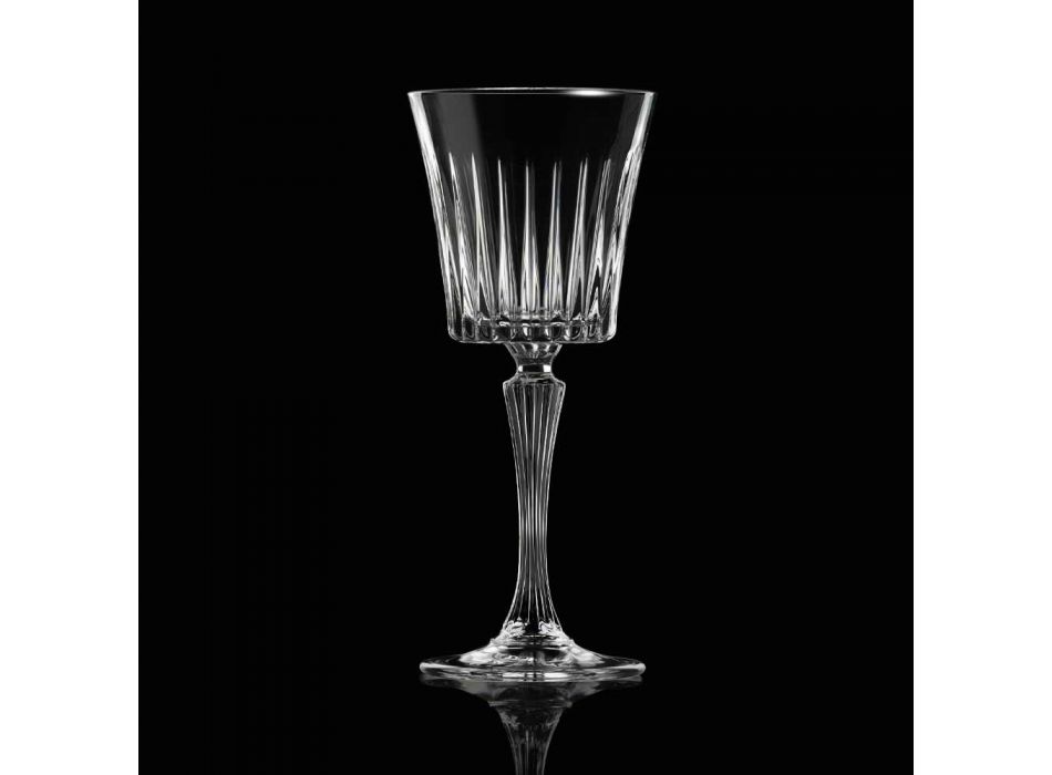 12 copas de vino de cóctel de agua cristalina ecológica de lujo - Senzatempo Viadurini
