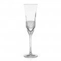 12 copas de champán ecológicas de cristal, decoradas a mano - Milito