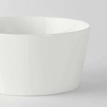 12 tazas de helado o frutas de porcelana blanca de diseño moderno - Egle
