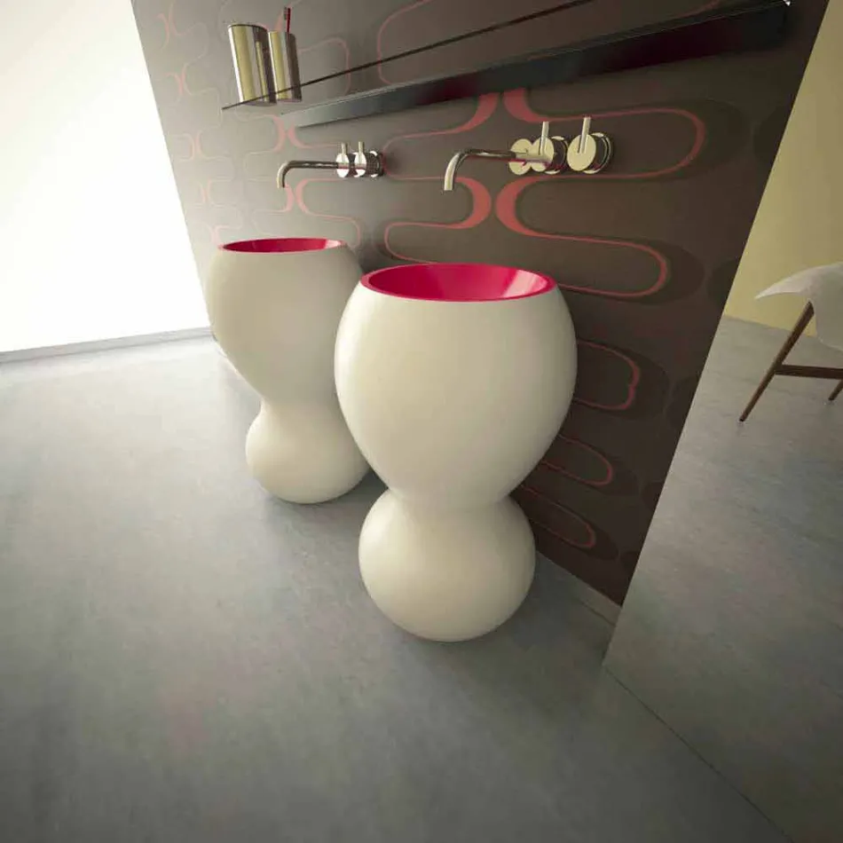 Lavabo de baño Ariel Made in Italy Viadurini
