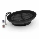 Fregadero de baño diseño huevo hecho en Italia Viadurini