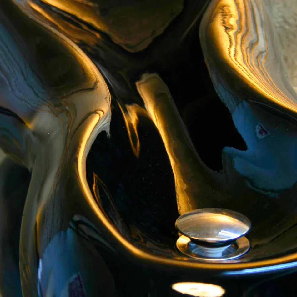 Lavabo Goldline de diseño moderno hecho en Italia Viadurini