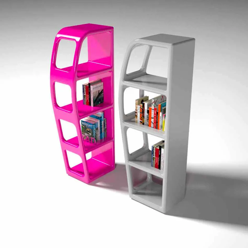 Librería de diseño moderno B-Side hecha en Italia Viadurini