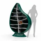 Clorofila moderna librería hecha en Italia Viadurini