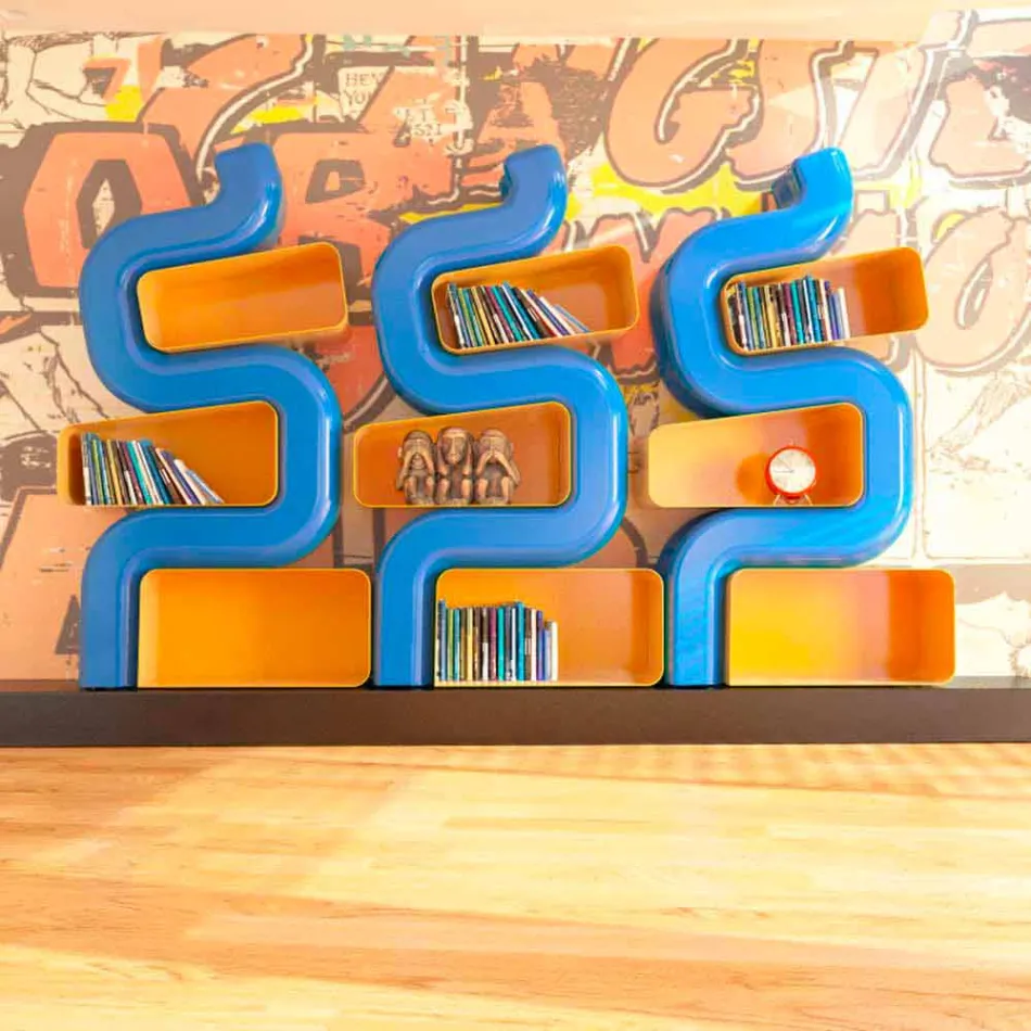 Librería Ser P Modern Made in Italy Viadurini