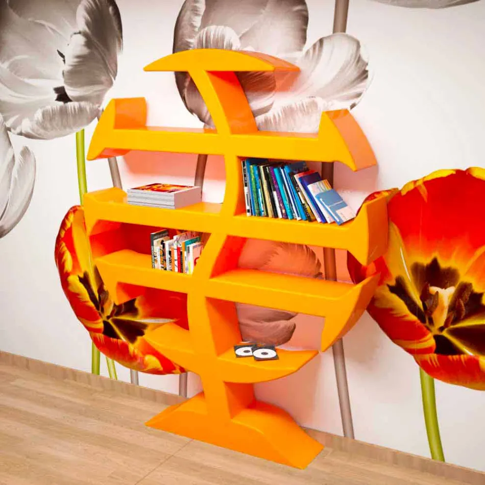 Diseño Stevenson Bookshelf Made in Italy Viadurini