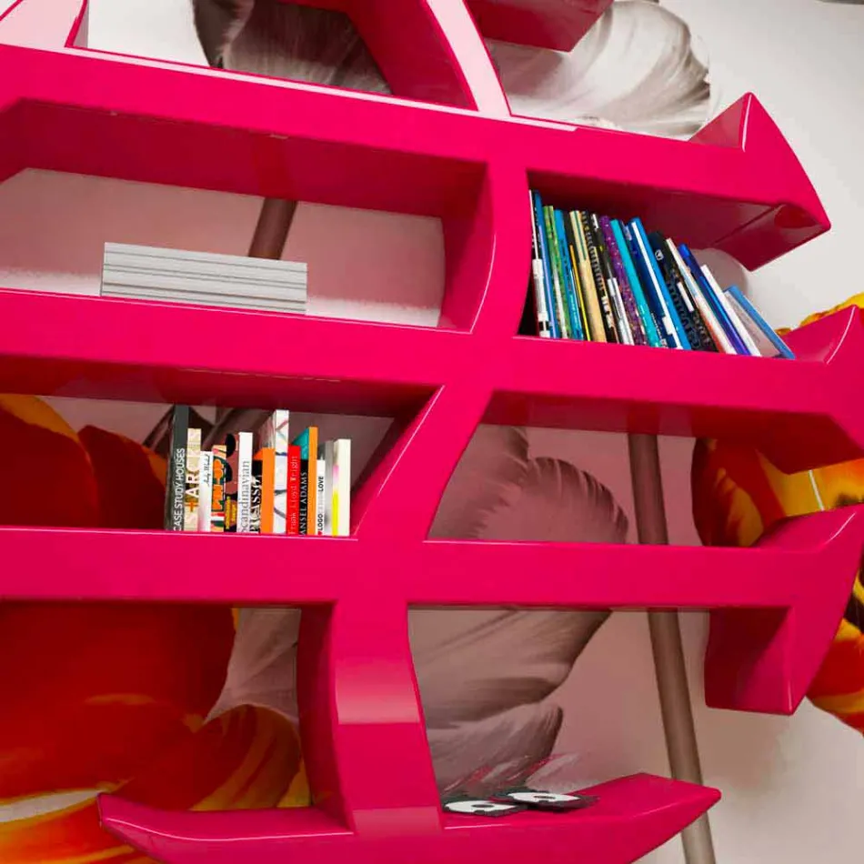 Diseño Stevenson Bookshelf Made in Italy Viadurini