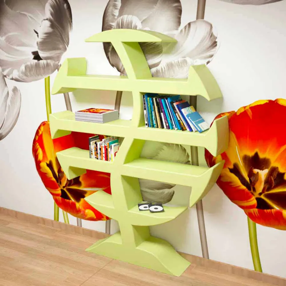 Diseño Stevenson Bookshelf Made in Italy Viadurini