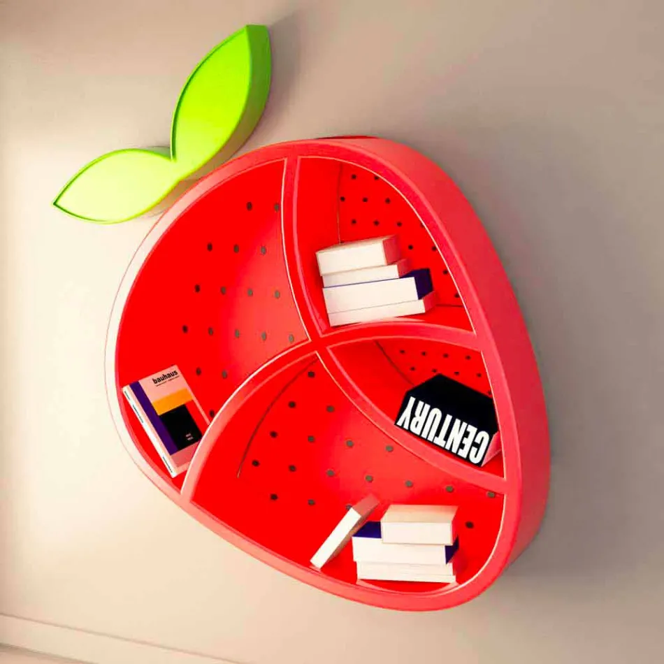 Diseño de estantería Poppy Book Made in Italy Viadurini