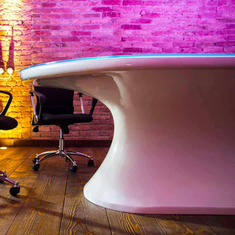 Mesa de información de la oficina de escritorio Viadurini