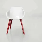 Silla Manù de diseño moderno hecha en Italia Viadurini