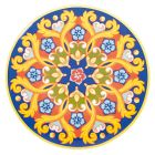 18 platos de porcelana con adornos inspirados en el sol - Farbe Viadurini