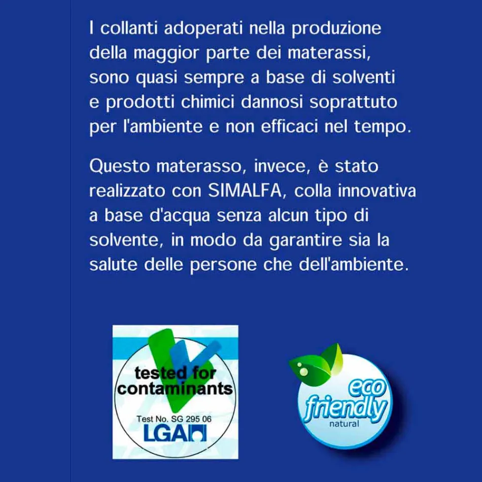 Square Mattress Bio Shape y Medio Viadurini