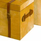 diseño moderno 2 troncos en DEII caballo de color marrón claro Viadurini