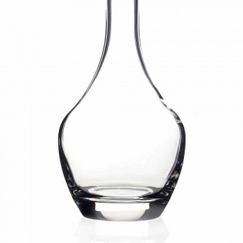 2 Botellas para Vinos en Cristal Ecológico Diseño Minimal Italiano - Suave