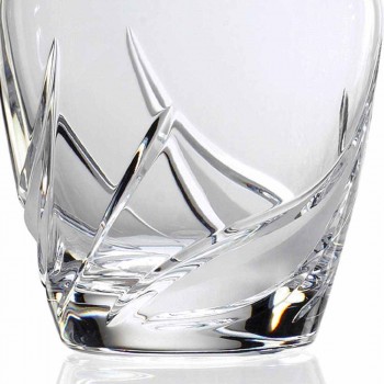 2 botellas de whisky de cristal con tapón de diseño decorado de lujo - Adviento