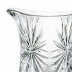 2 jarras de agua de diseño con decoración de vidrio de sonido superior ultraclaro - Daniele Viadurini