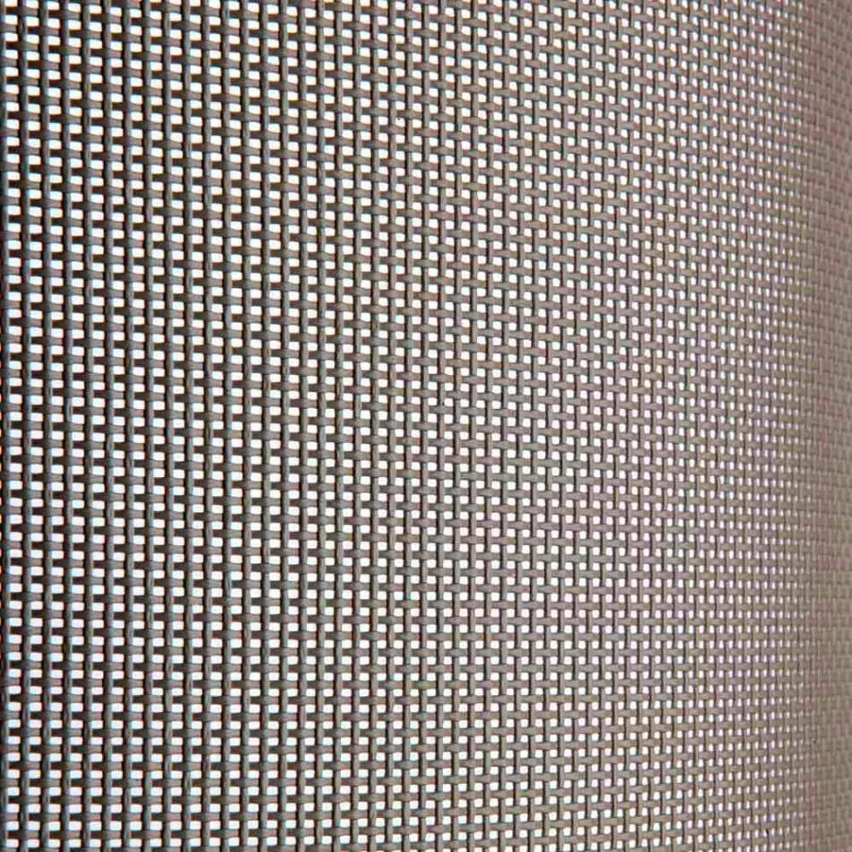 2 chaise longues apilables para exterior en metal y tela Made in Italy - Perlo Viadurini