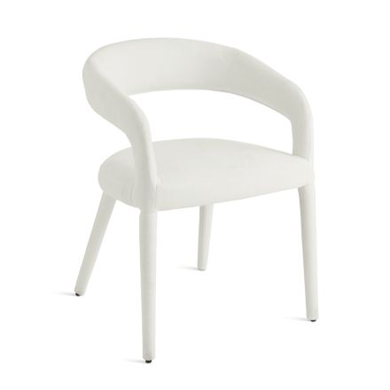 2 sillones tapizados en tela bouclé con estructura revestida - Domenica Viadurini