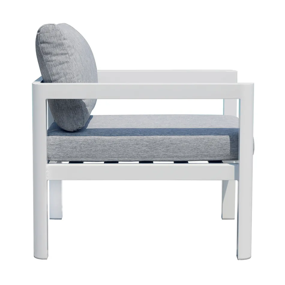 2 Sillas de Exterior en Aluminio y Cojines de Poliéster - Mickey Mouse Viadurini