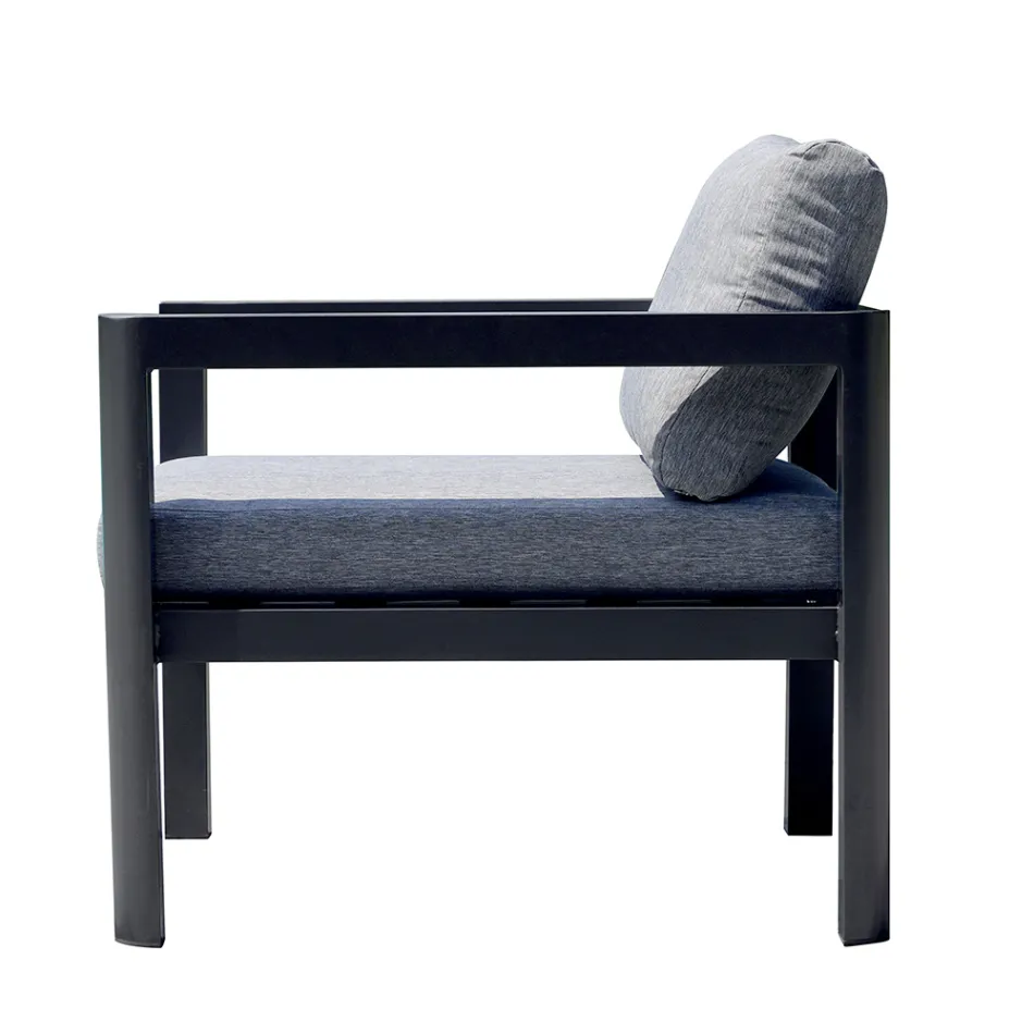 2 Sillas de Exterior en Aluminio y Cojines de Poliéster - Mickey Mouse Viadurini