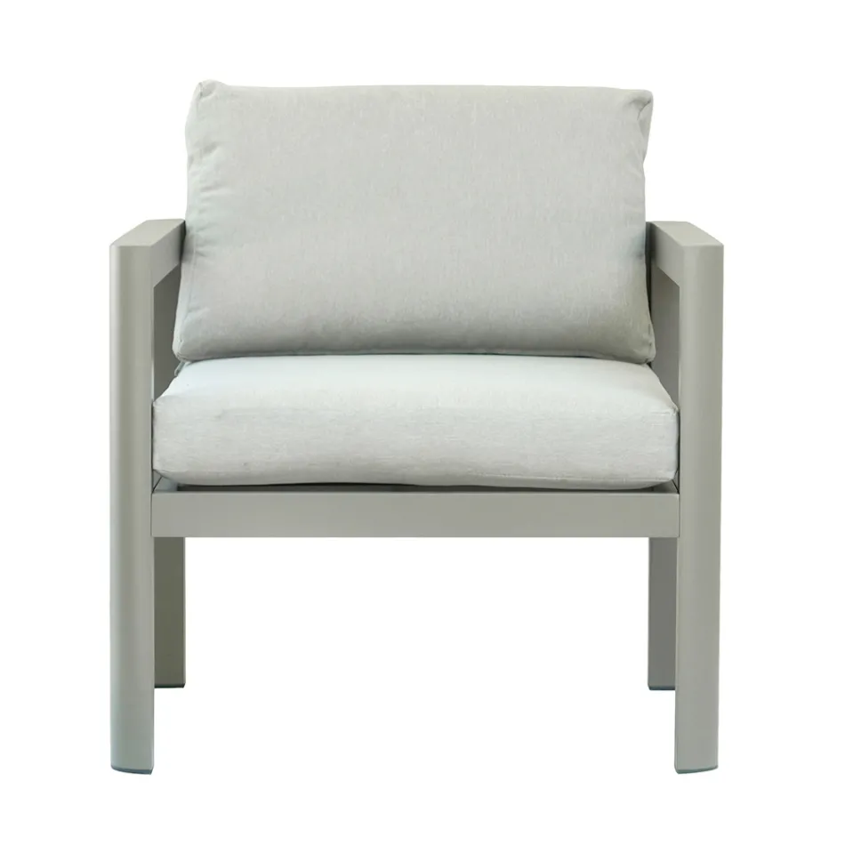 2 Sillas de Exterior en Aluminio y Cojines de Poliéster - Mickey Mouse Viadurini