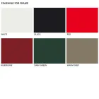 2 Taburetes de bar apilables en metal y polipropileno Made in Italy - Arlette Viadurini