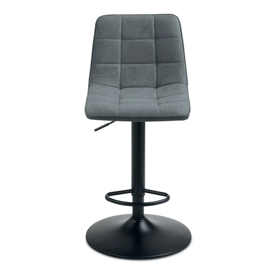 2 taburetes de salón con asiento de tela en diferentes colores - Corrente Viadurini