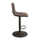 2 taburetes de salón con asiento de tela en diferentes colores - Corrente Viadurini