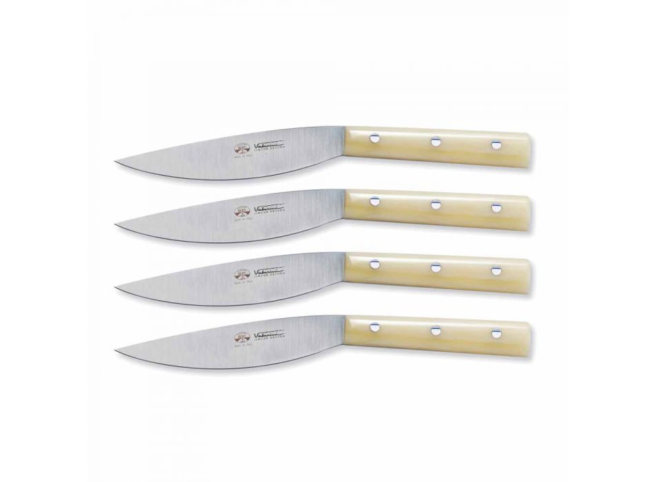 4 cuchillos de mesa Berti Valdichiana en exclusiva para Viadurini - Albiolo