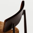 4 sillas de comedor en madera maciza de fresno y tela Made in Italy - Sulu Viadurini