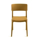 4 sillas apilables de polipropileno para salón en diferentes colores - Slancio Viadurini