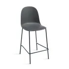 4 taburetes para salón de polipropileno con estructura metálica - Dinamo Viadurini