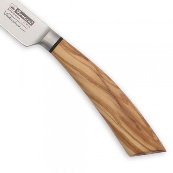 6 cuchillos de carne hechos a mano en cuerno o madera Made in Italy - Zuzana