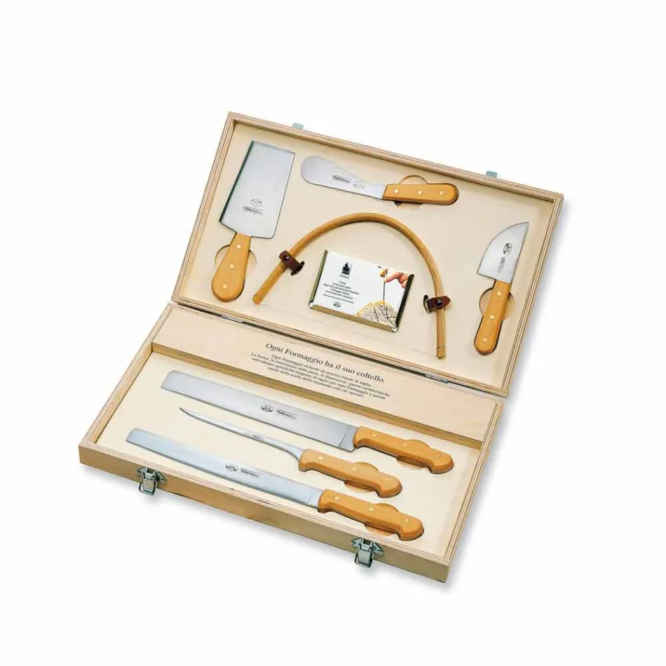 7 cuchillos italianos de acero inoxidable Berti exclusivos para Viadurini - Alessano Viadurini