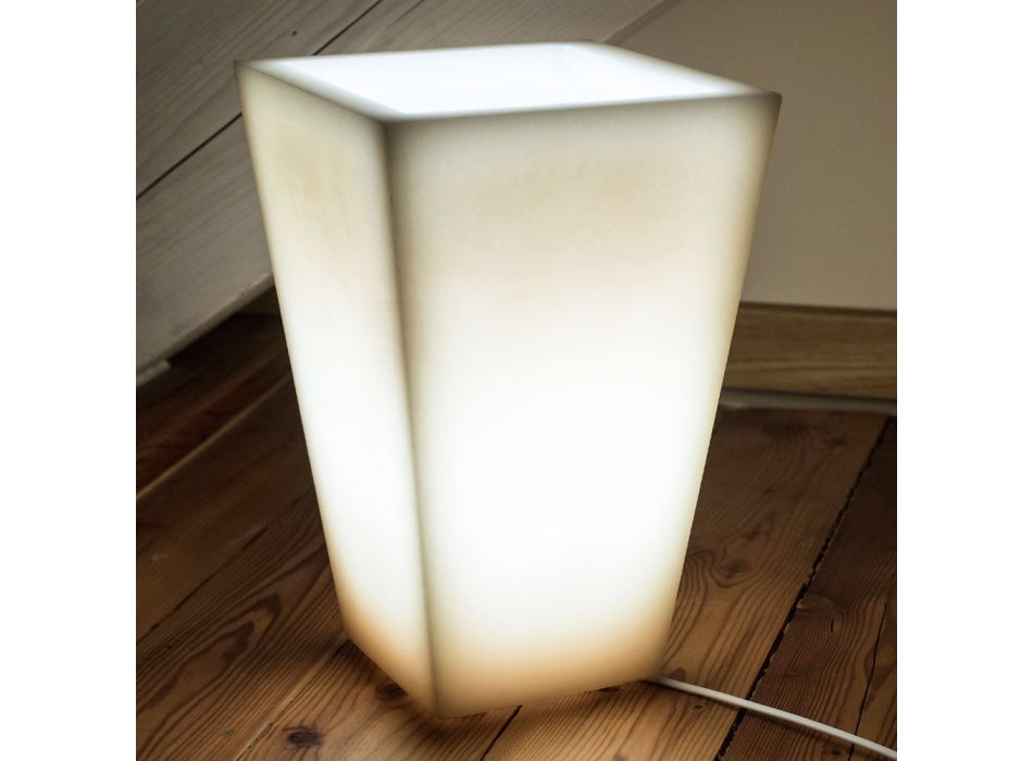 Pantallas de lámpara de cera perfumada con efecto rayado de diseño Made in Italy - Monia Viadurini