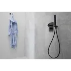 Albornoz de lujo de lino grueso con capucha Made in Italy - Palace Viadurini