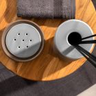 Accesorios de baño Made in Grey Clay Made in Italy - Antonella Viadurini