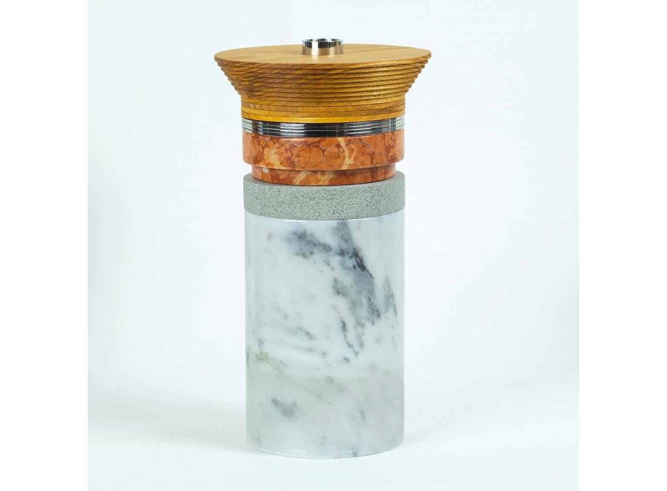 Accesorios Aperitivo Instrumentos de cóctel en mármol, madera y acero - Norman Viadurini