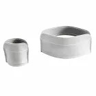 Accesorios de escritorio de cuero regenerado de 4 piezas hechos en Italia - Ebe Viadurini