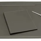 Accesorios de escritorio en cuero regenerado 5 piezas Made in Italy - Ebe Viadurini