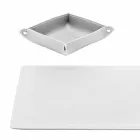 Accesorios Escritorio de cuero regenerado de 4 piezas hecho en Italia - Ascanio Viadurini